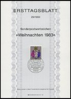 ERSTTAGSBLÄTTER 1162-96 BrfStk, 1983, Kompletter Jahrgang, ETB 1 - 25/83, Pracht - Autres & Non Classés