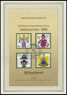 ERSTTAGSBLÄTTER 1444-87 BrfStk, 1990, Kompletter Jahrgang, ETB 1 - 31/90, Pracht - Autres & Non Classés