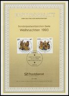 ERSTTAGSBLÄTTER 1645-1708 BrfStk, 1993, Kompletter Jahrgang, ETB 1 - 47/93, Pracht - Autres & Non Classés