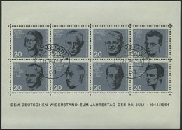 ENGROS Bl. 3 O, 1964, Block 20. Juli, 7x, Pracht, Mi. 105.- - Abarten Und Kuriositäten