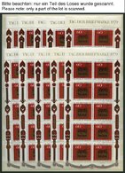 ENGROS 1023KB **, 1979, Tag Der Briefmarke Im Kleinbogen, 20x, Pracht, Mi. 280.- - Plaatfouten En Curiosa