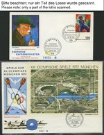 JAHRGÄNGE 612-Bl. 13 BRIEF, 1970-76, 7 Jahrgänge Komplett Auf FDC`s, Pracht - Used Stamps