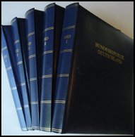 SAMMLUNGEN O, Komplette Gestempelte Sammlung Bundesrepublik In 5 Neuwertigen Collecta Alben, Bei Den Neueren Ausgaben Vi - Autres & Non Classés