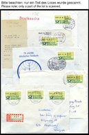 SAMMLUNGEN Sammlung Von Ca. 1500 Bedarfsbelegen Bundesrepublik Von 1981-91 In 5 Dicken Ringbindern, Meist Einfache Beleg - Otros & Sin Clasificación