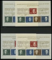 LOTS Bl. **, 1959-86, Partie Blocks, U.a. Bl. 2 (23x), Bl. 3 (13x) Etc., Nur Prachterhaltung, Mi. 1400.- - Gebraucht