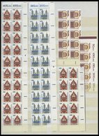 LOTS A.1623-1746 Ñ **, 1992-94, Sehenswürdigkeiten: 450, 200, 500, 41, 700 Und 550 Pf. In Waagerechten Paaren, Jeweils I - Oblitérés