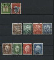 LOTS O, Partie Verschiedener Gestempelter Besserer Werte Bis 1954, Fast Nur Prachterhaltung, Mi. 1093.- - Used Stamps