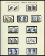 LOTS O, 1951-2008, Verschiedene, Fast Nur Zentrisch Gestempelte, Waagerechte Paare, U.a. Mit Mi.Nr. 355y Und 694-703, Pr - Oblitérés