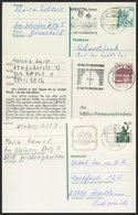LOTS Ca. 1980-2000, Partie Von Ca. 200 Postkarten Und Ganzsachen Aus Sogenannter Rätselpost - Usados