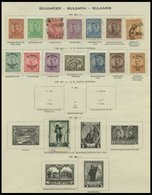 SAMMLUNGEN, LOTS O,* , Alter Sammlungsteil Bulgarien Bis 1942 Auf Schaubek Seiten, Wohl Nur Kleinere Werte, Meist Pracht - Collections, Lots & Series