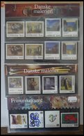 DÄNEMARK ** , 1994-98, Gemälde VII - X Und Zeitgenössische Kunst V In 3 Verschiedenen Geschenkheften, Pracht - Used Stamps