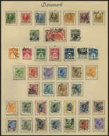 SAMMLUNGEN, LOTS O, *, 1851-1941, Interessanter Alter Sammlungsteil Dänemark Mit Vielen Guten Mittleren Werten, Auch Die - Otros & Sin Clasificación