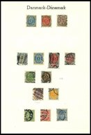 SAMMLUNGEN, LOTS O, Fast Nur Gestempelte Sammlung Dänemark Von 1851-1958 Mit Diversen Mittleren Werten, Feinst/Pracht, B - Sonstige & Ohne Zuordnung