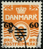 FÄRÖER 6 O, 1940, 60 Ø Auf 6 Ø Orange, Feinst (helle Stelle), Mi. 200.- - Other & Unclassified