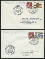 ERSTFLÜGE 1957-76, 4 Verschiedene SAS-Flugpostbelege, Pracht - Altri & Non Classificati