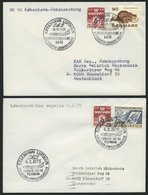 ERSTFLÜGE 1957-76, 4 Verschiedene SAS-Flugpostbelege, Pracht - Other & Unclassified