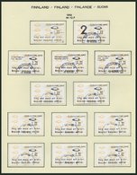 FINNLAND A 12 O, Automatenmarken: 1992, 89 Verschiedene Werte, Fast Nur Komplette Ausgaben, Pracht, Mi. 550.- - Otros & Sin Clasificación