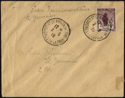 FRANKREICH 128 BRIEF, 1919, Brief Mit Sonderstempel Des Friedenskongresses In St. Germain Auf 2 C. Kriegswaisen, Pracht - Other & Unclassified