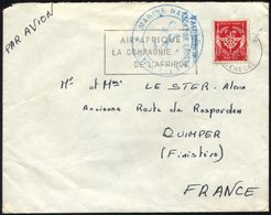 MILITÄRPOSTMARKEN M 12a BRIEF, 1962, Militärpostmarke In Rot Und Blauer K2 Absenderstempel Der Französischen Marine Auf - Sonstige & Ohne Zuordnung