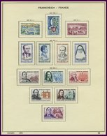 SAMMLUNGEN *, Ungebrauchte Sammlung Frankreich Von 1960-72 Auf Schaubek-Seiten, Bis Auf Wenige Werte Komplett, Fast Nur - Sammlungen
