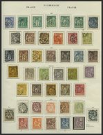 LOTS O, *, 1876-1900, Albumseite Mit U.a. Nr. 56I *, 60 II Gestempelt, 94/5 * Etc., Etwas Unterschiedlich - Autres & Non Classés