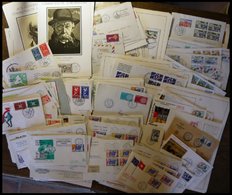 LOTS Brief,o , 1951-82, Partie Von über 200 Belegen, Mit Vielen FDC`s, Dazu Einige Einzelmarken, Pracht - Altri & Non Classificati