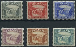 ISLAND 150-55 *, 1931/2, Gullfoss-Wasserfall, Falzrest, Prachtsatz - Otros & Sin Clasificación