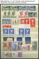 SAMMLUNGEN, LOTS **, 1956-76, Partie Verschiedener Kompletter Ausgaben, Je 2-3x, Pracht, Mi. 260.- - Lotti E Collezioni