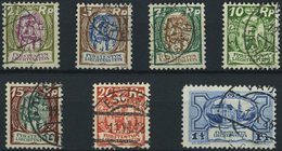 LIECHTENSTEIN 65-71 O, 1924, Freimarken, 7 Prachtwerte, Mi. 194.- - Altri & Non Classificati