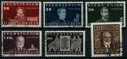 LIECHTENSTEIN 186-91 O, 1940, 100. Geburtstag, Prachtsatz, Mi. 220.- - Altri & Non Classificati