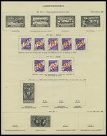 SAMMLUNGEN O,* , Kleiner Alter Sammlungsteil Liechtenstein Bis 1937 Auf Schaubek Seiten, Meist Prachterhaltung - Lotti/Collezioni