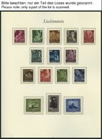 SAMMLUNGEN, LOTS **, Postfrische Sammlung Liechtenstein Von 1946-88 Mit Mittleren Ausgaben Im Borek Falzlosalbum, Ab 196 - Collections