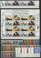 LOTS **,Brief,o , Interessanter Restposten Liechtenstein Von 1945-76 Mit 120 Fast Nur Verschiedenen Belegen, Prachterhal - Sammlungen