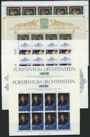 LOTS O, 1982-90, 5 Verschiedene Kleinbogen, Pracht, Mi. 124.- - Collections