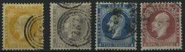 NORWEGEN 2-5 O, 1856/7, König Oskar, Satz Feinst/Pracht, Mi. 239.- - Altri & Non Classificati