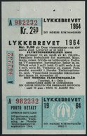 NORWEGEN 518 **, 1964, 3-teilige Lotteriemarke Der Flüchtlingshilfe, Buchstabe A, Pracht, Mi. 180.- - Sonstige & Ohne Zuordnung