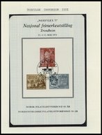 SAMMLUNGEN, LOTS *, 1951-91, 16 Verschiedene Minneblokker Mit Sonderstempel, Pracht - Colecciones