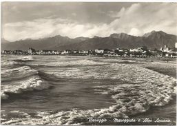 Z4114 Viareggio (Lucca) - Panorama Con Le Alpi Apuane - Mareggiata / Viaggiata 1959 - Viareggio