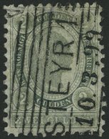 ÖSTERREICH 68A O, 1896, 2 G. Grün, Gezähnt L 101/2, Schraffenstempel STEYR 1, Pracht, Gepr. Dr. Ferchenbauer, Mi. 60.- - Used Stamps