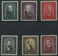 ÖSTERREICH 545-50 **, 1932, Maler, Mi.Nr. 550 Kleiner Eckbug Sonst Prachtsatz, Mi. 300.- - Used Stamps