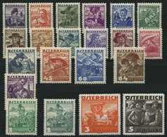ÖSTERREICH 567-87 **, 1934/6, Trachten, Prachtsatz In Normaler Zähnung, Mi. 300.- - Used Stamps