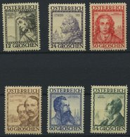 ÖSTERREICH 591-96 **, 1934, Baumeister, Prachtsatz, Mi. 150.- - Usados