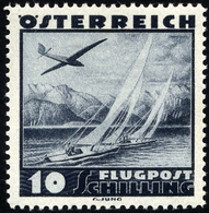 ÖSTERREICH 612 **, 1935, 10 S. Flugzeug über Landschaften, Pracht, Mi. 100.- - Usados