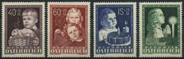 ÖSTERREICH 929-32 **, 1949, Glückliche Kindheit, Prachtsatz, Mi. 80.- - Usados