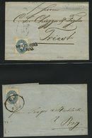 LOTS 19-22 BRIEF, 1860, 11 Briefe Franz Joseph, Meist Pracht - Sammlungen