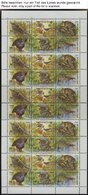 RUSSLAND KB **, 1997, Einheimische Fauna Und Russisches Museum, 5 Kleinbogen (Mi.Nr. 597-601, 623-26), Pracht, Mi. 70.- - Used Stamps