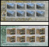 RUSSLAND 749/50KB **, 1999, Alpenüberquerung Russischer Truppen Im Kleinbogensatz, Pracht, Mi. 100.- - Used Stamps