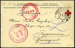 RUSSLAND 1915, Vordruck-Korrespondenzkarte Eines Ungarischen Kriegsgefangenen Aus Dem Russischen Kriegsgefangenenlager T - Gebraucht