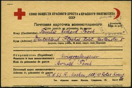 RUSSLAND 1946, Rotes Kreuz-Gefangenenkarte Aus Einem Gefangenenlager In Russland, Pracht - Usati