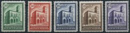SAN MARINO 175-79 *, 1932, Postgebäude, Falzrest, Prachtsatz - Autres & Non Classés